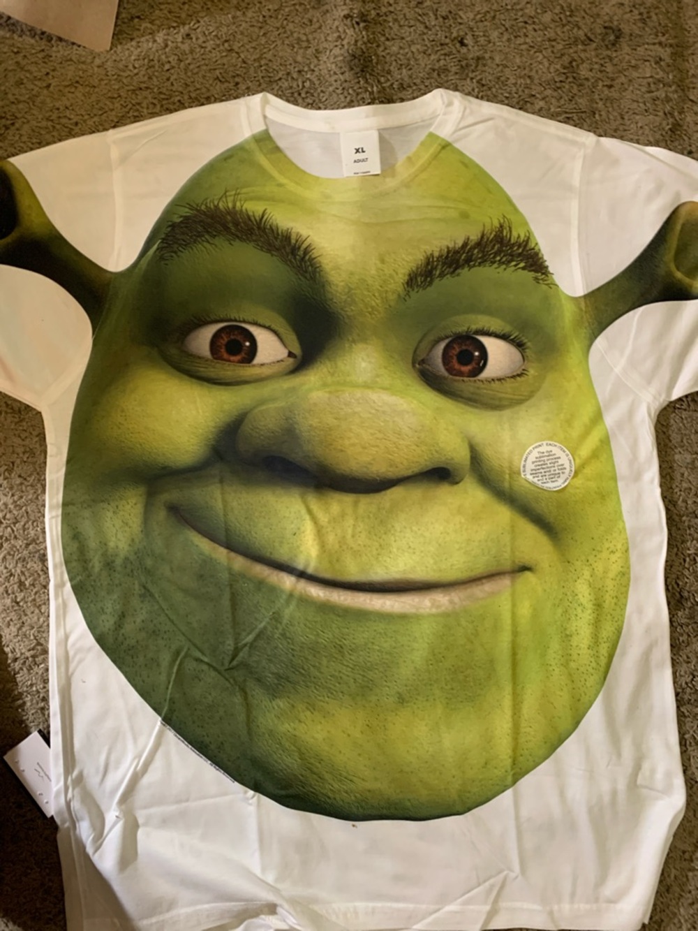 Shrek Graphic Short Sleeve Tee - White/Green